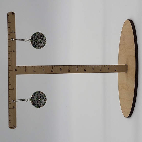 1806- Handmade Colorfull Boho Earrings NWT - Picture 3 of 6